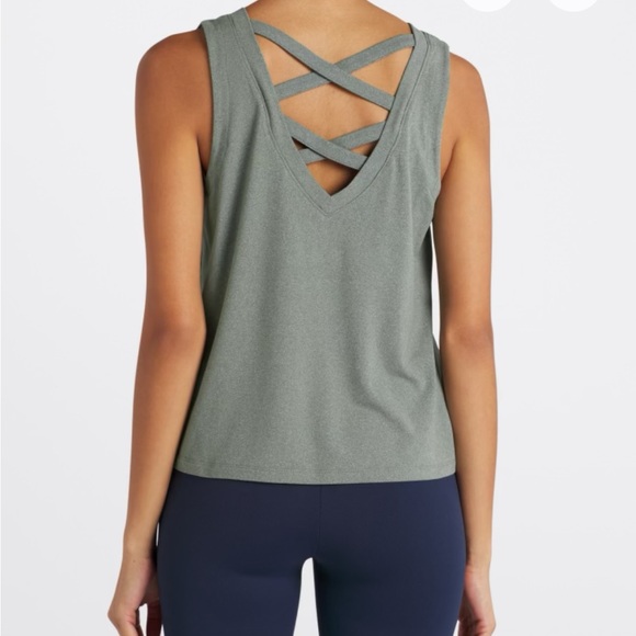 Stitch‎ Fix Threads For Thought Kristie Criss Cross
Heather Luxe Jersey Tank Med - Picture 2 of 7